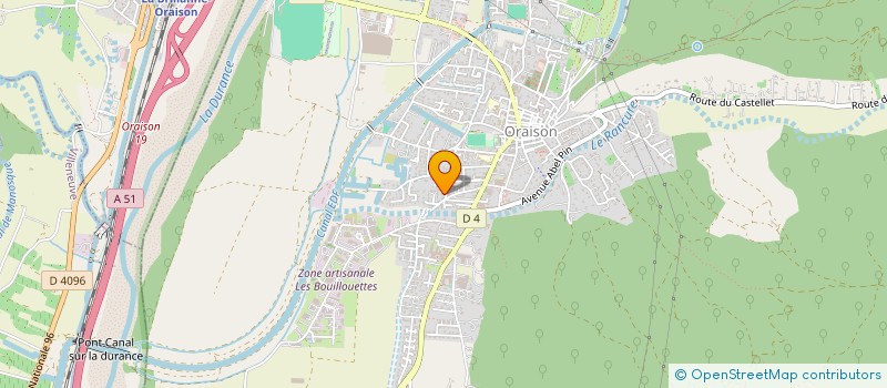 localisation de l'entreprise GFR DU RANCURE  ORAISON