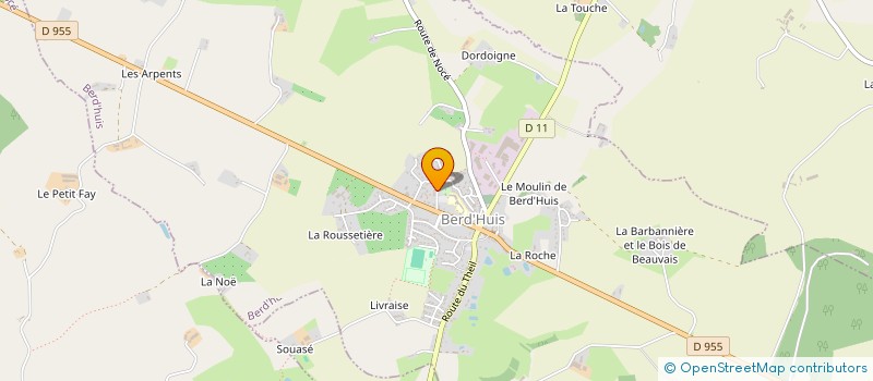 localisation de l'entreprise GFR DU VERGER à PERCHE-EN-NOCE