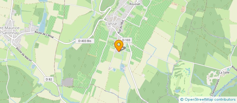 localisation de l'entreprise GFR DUTRON & CIE  CLESSE