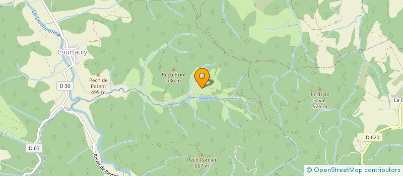 localisation de l'entreprise GFR EDEN  COURTAULY