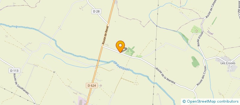 localisation de l'entreprise GFR EMMA  CASTELNAUDARY