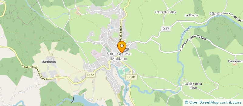 localisation de l'entreprise GFR FRECENON  SAINT-GENEST-MALIFAUX