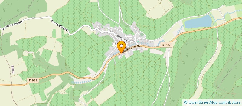 localisation de l'entreprise GFR GADOMICHAUT  BEINE