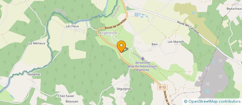 localisation de l'entreprise GFR GOURINCHAS  MAREUIL EN PERIGORD