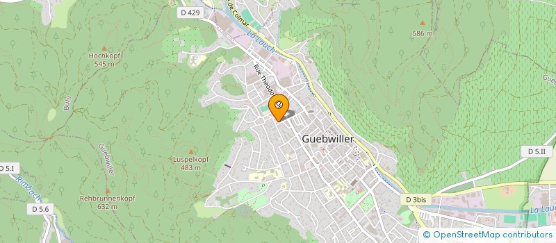 localisation de l'entreprise GFR IMMOBILIER  GUEBWILLER