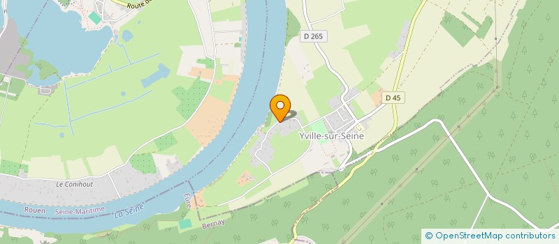 localisation de l'entreprise GFR INVESTISSEMENT  YVILLE-SUR-SEINE