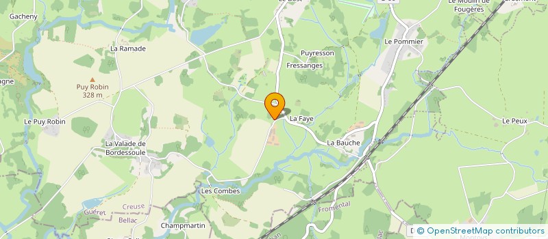 localisation de l'entreprise GFR JALLET à SAINT-MAURICE-LA-SOUTERRAINE