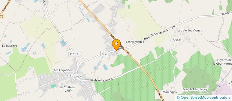 localisation de l'entreprise GFR L'AVENIR  SASSAY