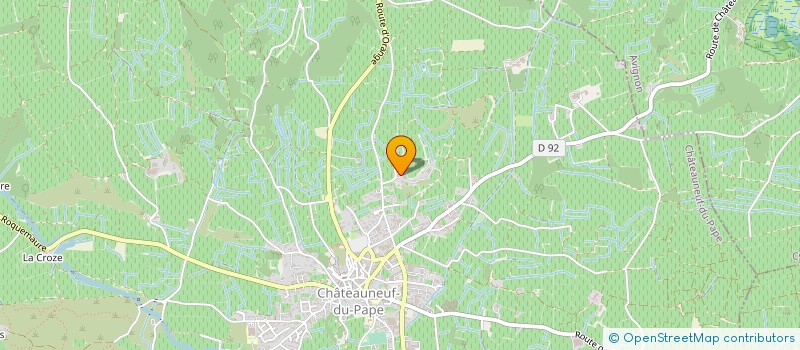 localisation de l'entreprise GFR LA BLAQUIERE  CHATEAUNEUF-DU-PAPE