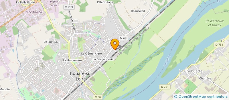 localisation de l'entreprise GFR LA COURONNERIE à CARQUEFOU