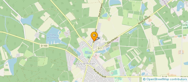 localisation de l'entreprise GFR LA GRAND COUR à JOUY-LE-POTIER