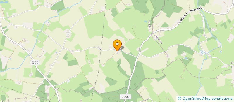 localisation de l'entreprise GFR LA MOTTE  MEZIERES-SUR-PONTHOUIN