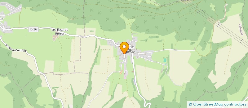 localisation de l'entreprise GFR LATEAM COURGEY  VALONNE