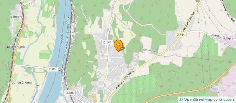 localisation de l'entreprise GFR LE CLAPAS  DONZERE