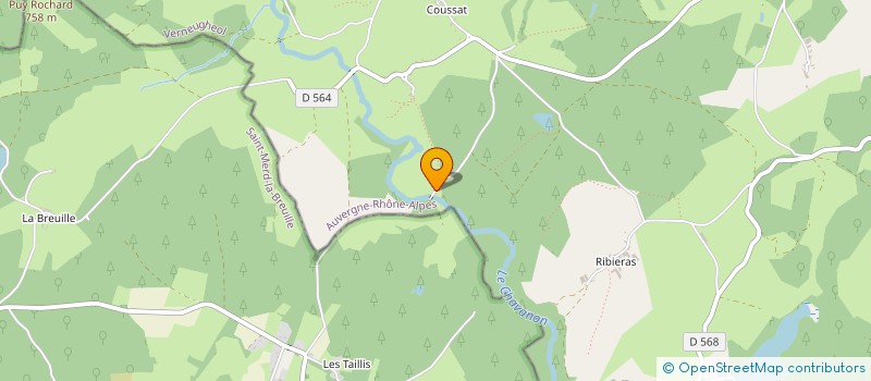 localisation de l'entreprise GFR LE MOULIN DE SOULIER  PUY-SAINT-GULMIER