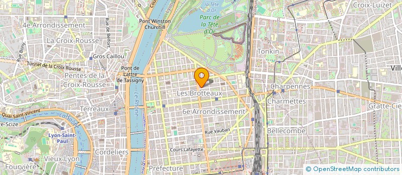 localisation de l'entreprise GFR LE PARTAIRE  LYON