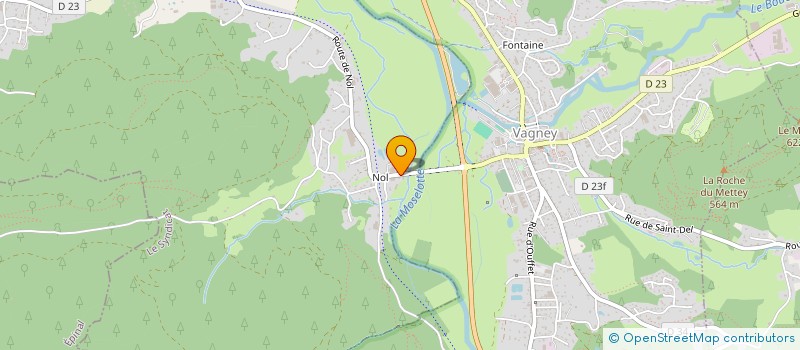 localisation de l'entreprise GFR LECOMTE-CLAUDE  LE SYNDICAT