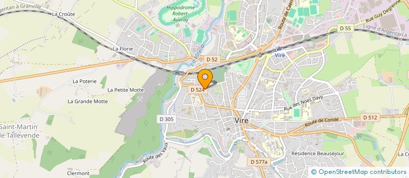 localisation de l'entreprise GFR LEMARCHAND  VIRE NORMANDIE