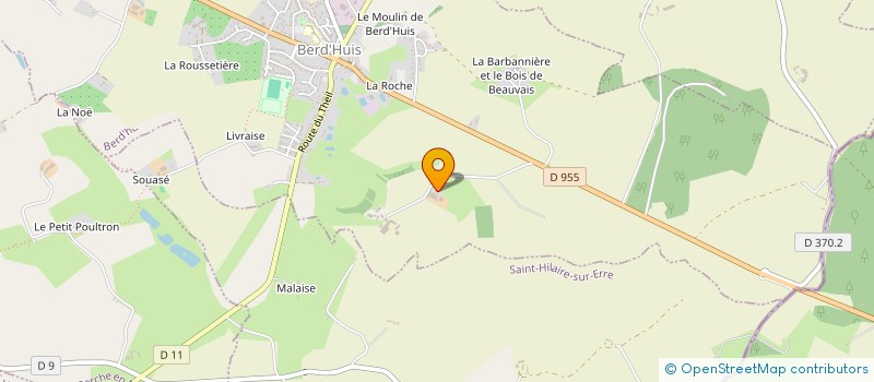 localisation de l'entreprise GFR LIZOLINE à BERD'HUIS