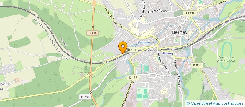 localisation de l'entreprise GFR MABIRE  BERNAY