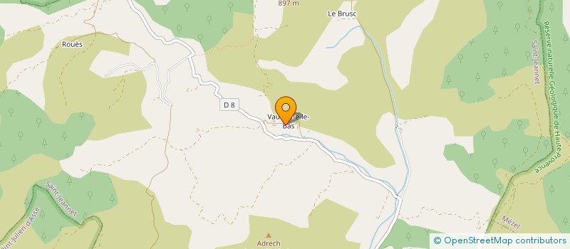 localisation de l'entreprise GFR MANENT  SAINT-JEANNET