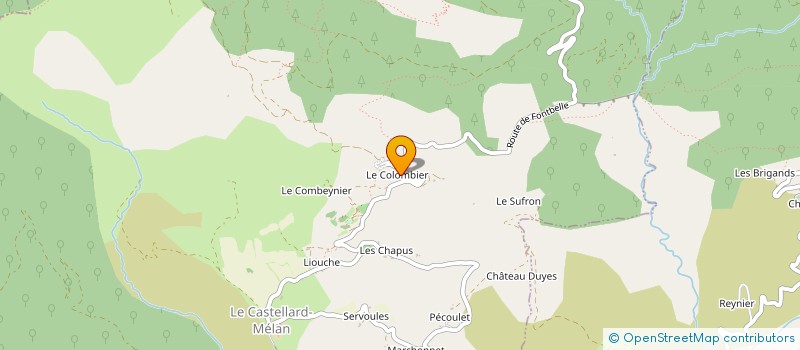 localisation de l'entreprise GFR MELANCHES  THOARD