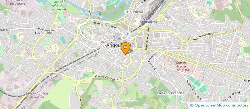 localisation de l'entreprise GFR MOA à ANGOULEME