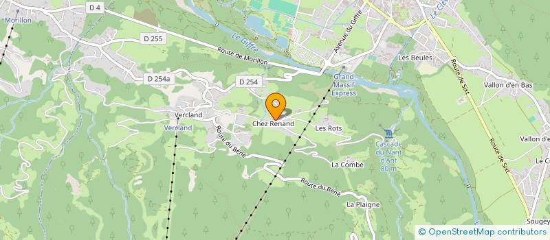 localisation de l'entreprise GFR MOGENET  SAMOENS