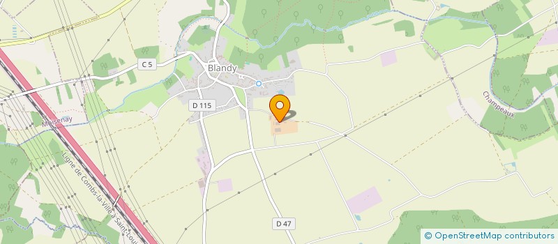 localisation de l'entreprise GFR MOTTE-ROIBLAY  BLANDY