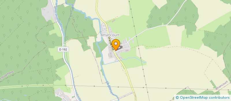 localisation de l'entreprise GFR ORTILLON GFJC à ATTANCOURT