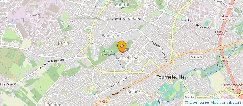 localisation de l'entreprise GFR PRESTA  TOURNEFEUILLE