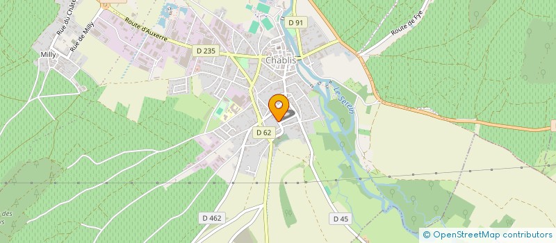 localisation de l'entreprise GFR RAVENEAU-DAUVISSAT  CHABLIS