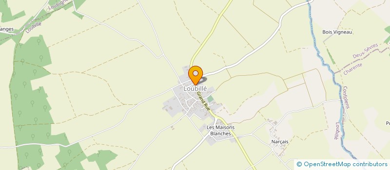 localisation de l'entreprise GFR ROMAGNE  LOUBILLE