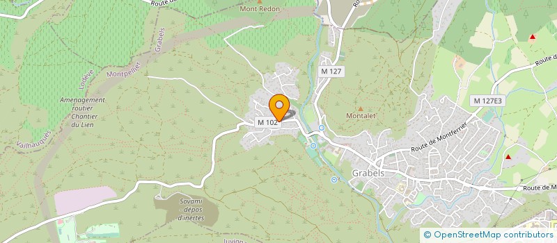 localisation de l'entreprise GFR ROUSSELLE PUECH  GRABELS