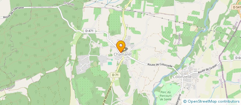 localisation de l'entreprise GFR SAINT ANDRE DE CORDY  GRIGNAN