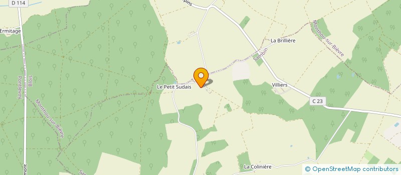 localisation de l'entreprise GFR SANSON  LE CONTROIS-EN-SOLOGNE