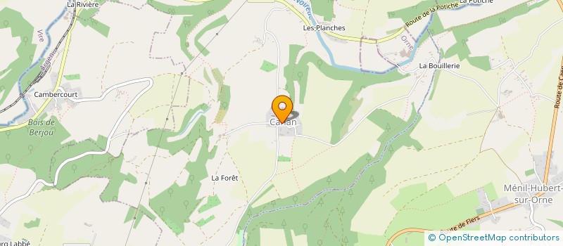 localisation de l'entreprise GFR SEJOURNE à MENIL-HUBERT-SUR-ORNE