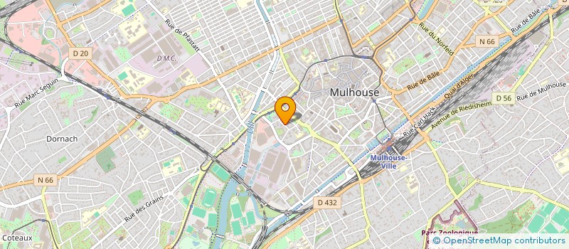 localisation de l'entreprise GFR SERVICES  MULHOUSE