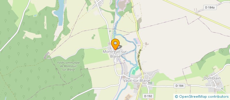 localisation de l'entreprise GFR VERSALIZE à MONTREUIL-SUR-BLAISE