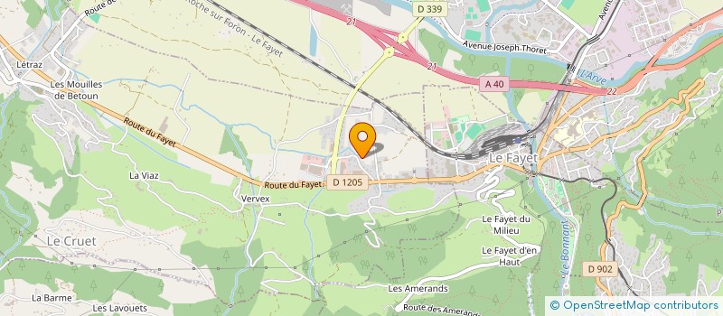 localisation de l'entreprise GFRC à DOMANCY