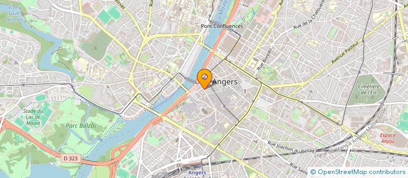 localisation de l'entreprise GFROY à ANGERS