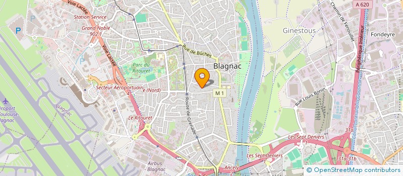 localisation de l'entreprise GFRS DEV  BLAGNAC