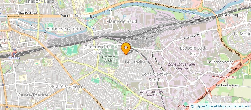 localisation de l'entreprise GFS  RENNES