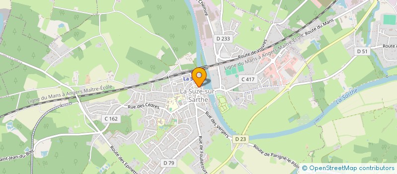 localisation de l'entreprise GFS  LA SUZE-SUR-SARTHE