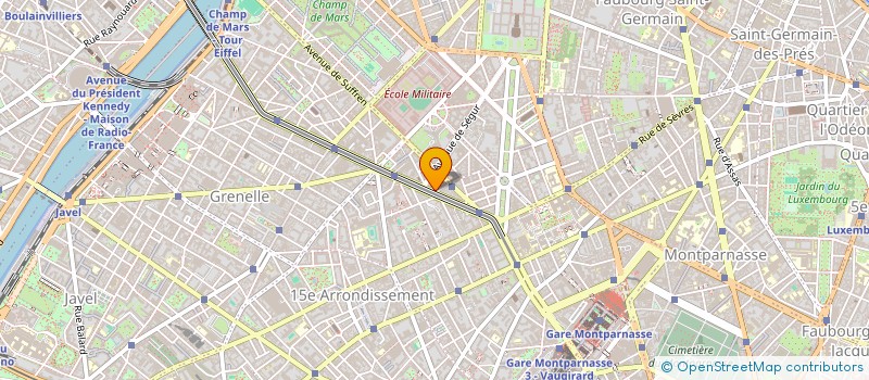 localisation de l'entreprise GFS - CEFAC  PARIS