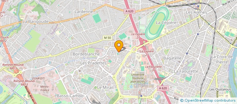 localisation de l'entreprise GFSA à TOULOUSE