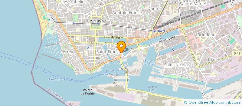 localisation de l'entreprise GFT IMMO  LE HAVRE