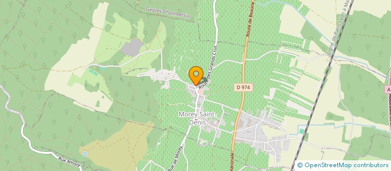 localisation de l'entreprise GFV ALAIN ET CLEMENCE JEANNIARD  MOREY-SAINT-DENIS