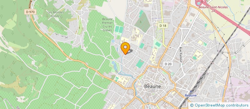 localisation de l'entreprise GFV CHAPUIS à BEAUNE