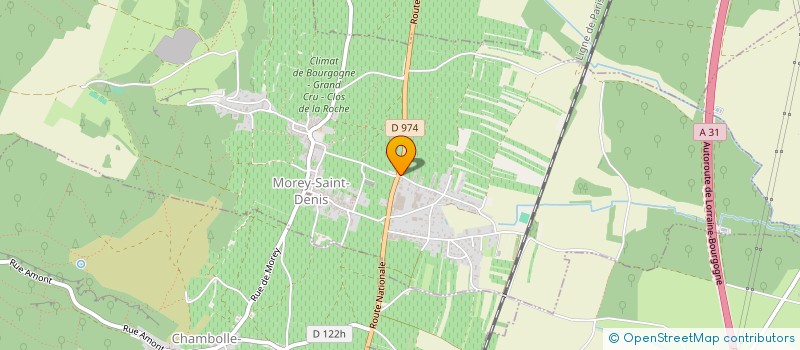 localisation de l'entreprise GFV CHARMANT  MOREY-SAINT-DENIS